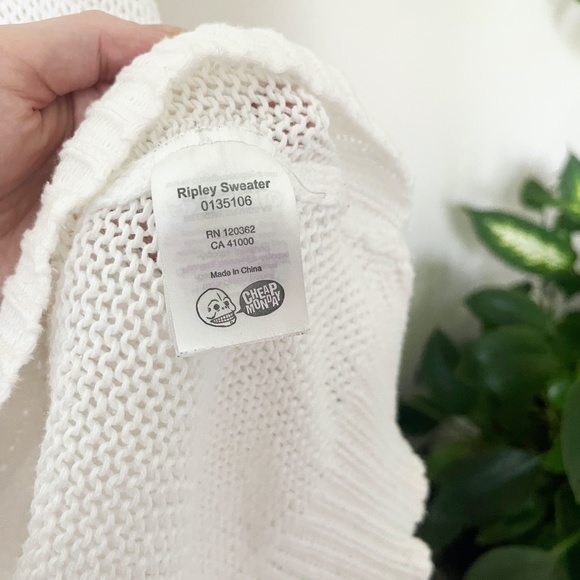 Cheap Monday White Ripley Sweater - Picture 5 of 8